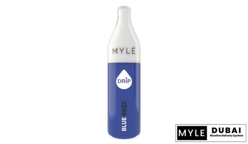 Myle Drip Blue Razz Disposable Device