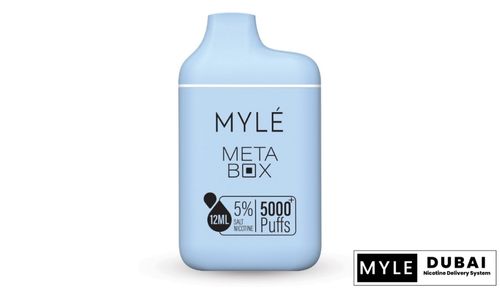 Myle Meta Box Blueberry lemon Disposable Device