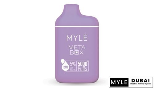 Myle Meta Box Grape Mint Disposable Device