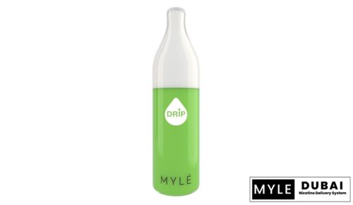 Myle Drip Green Apple Disposable Device