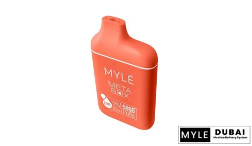 Myle Meta Box Peach Ice Disposable Device