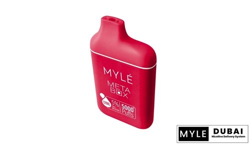 Myle Meta Box Red Apple Disposable Device