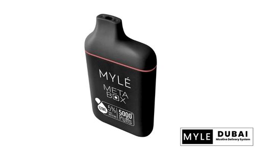 Myle Meta Box Strawberry Colada Disposable Device